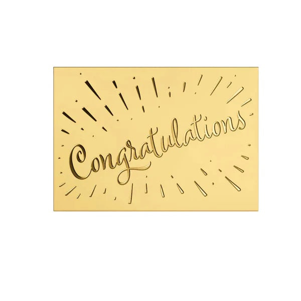 Congratulation Gold Coin - Gold Gift - In Gift Box