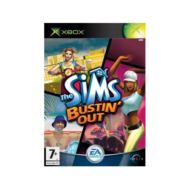 Xbox - The Sims: Bustin'Out (7) Preowned