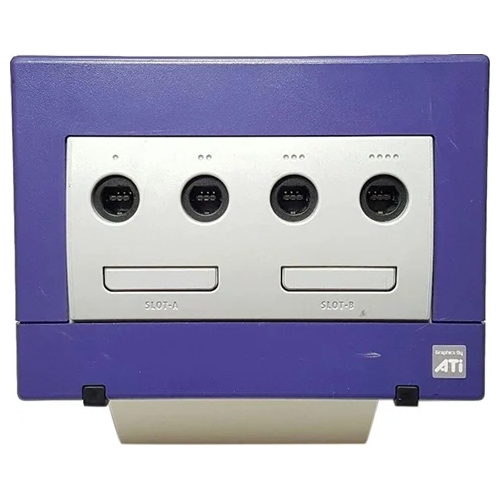 Nintendo GameCube Console Indigo With 3rd Party Controller Discounted Preowned