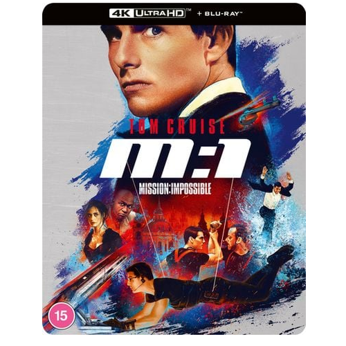 4K Blu-Ray - Mission: Impossible 1996 Limited Edition Steel Book (15) Preowned