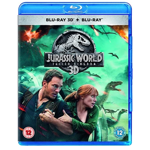 Bluray - Jurassic World: Fallen Kingdom (12) 2018 3D+BR Preowned