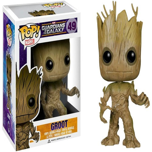 Funko Pop! - Guardians Of The Galaxy [49] Groot (3+) Preowned