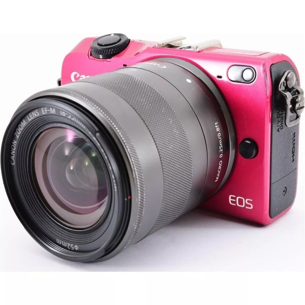 Canon EOS M Red 18MP+18-55mm Grade B Preowned