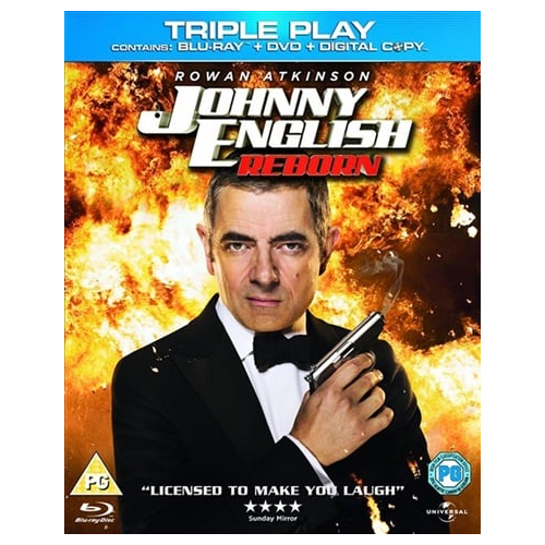 Blu-Ray - Johnny English Reborn (PG) 2011 Preowned