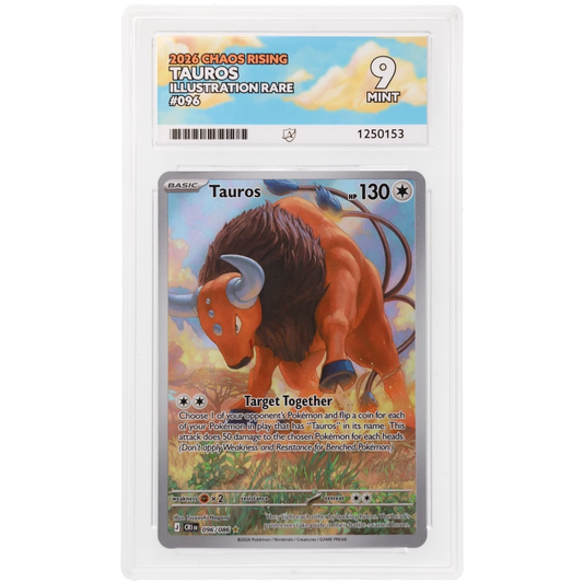 2026 Chaos Rising Tauros Illustration Rare 096 ACE Mint 9 Preowned