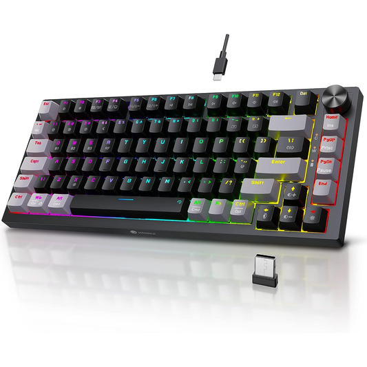 Koorui MK082 82 Keys Wireless Mechanical Keyboard Grade B Preowned