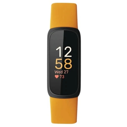 Fitbit Inspire 3 Health & Fitness Tracker Morning Glow/Black Grade A Preowned