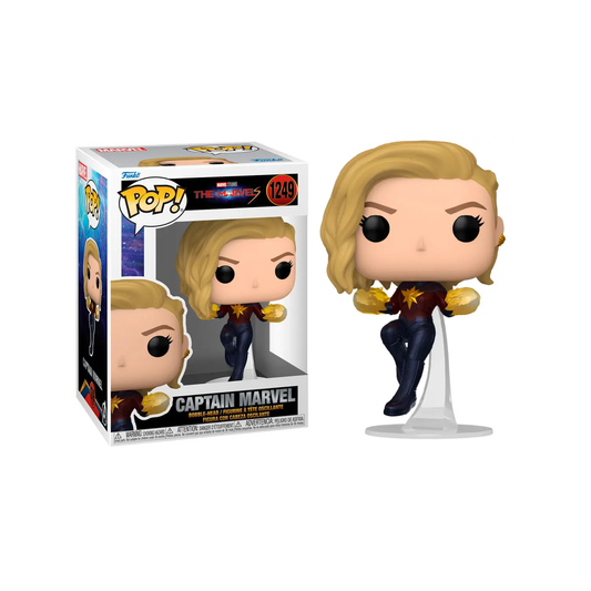 Funko Pop! - The Marvels [1249] Captain Marvel (3+) Preowned