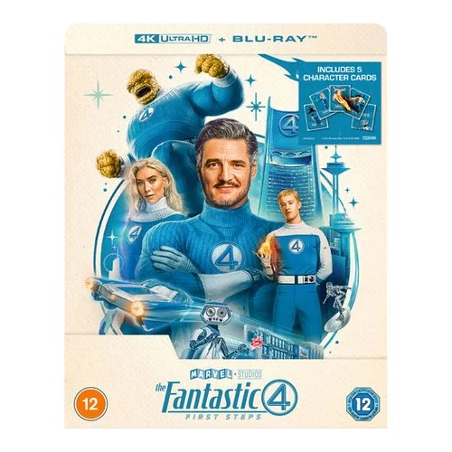 4K Blu-Ray - Fantastic 4: First Steps (12) 2025 4K UHD+BR Steelbook Preowned