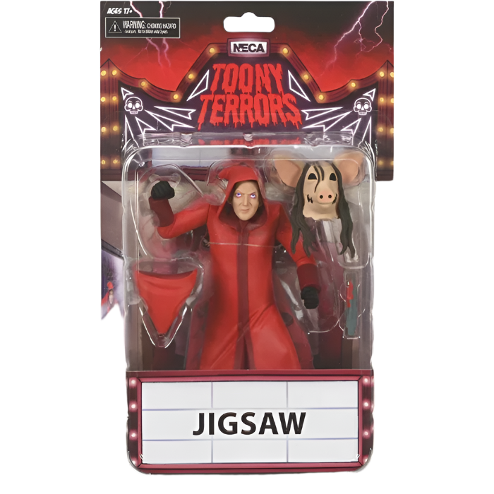 Neca Toys - Saw Jigsaw Killer (Red Robe Version) Toony Terrors 6" Figure Preowned