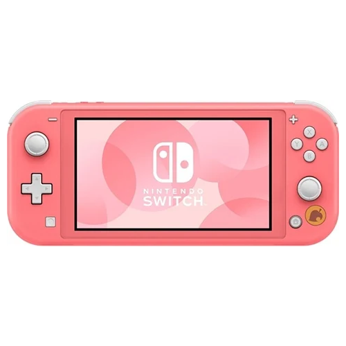 Switch Lite Console 32GB Isabelle Aloha Coral Pink (No DLC) Unboxed