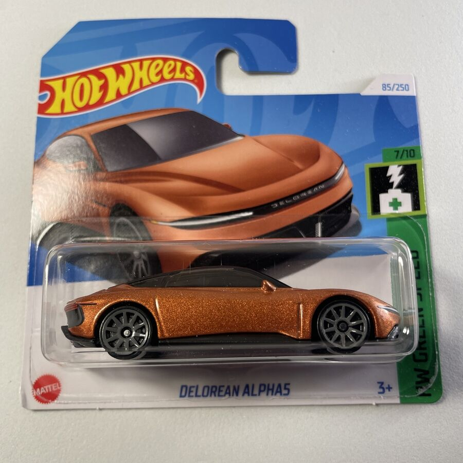 Hot-Wheels - Delorean Alpha5 Speed Orange Grade B Preowned