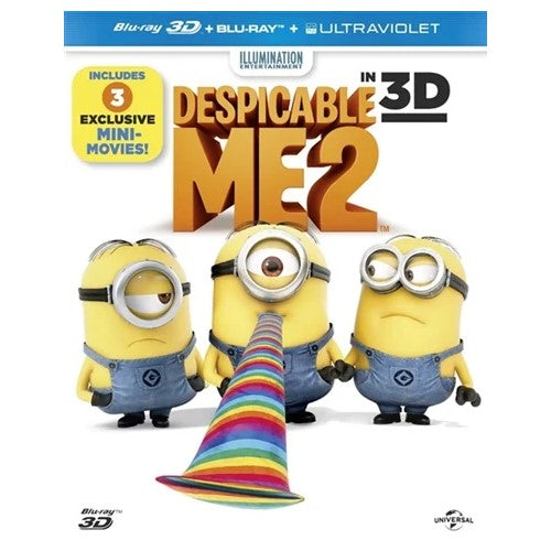 Blu-Ray - Despicable Me 2 3D (U) Preowned