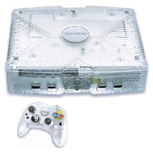 Xbox Console Crystal Limited Edition With 1 Controller Unboxed Preowned