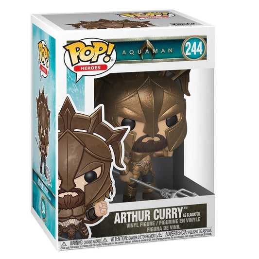 Funko Pop! - Aquaman [244] Arthur Curry (3+) Preowned