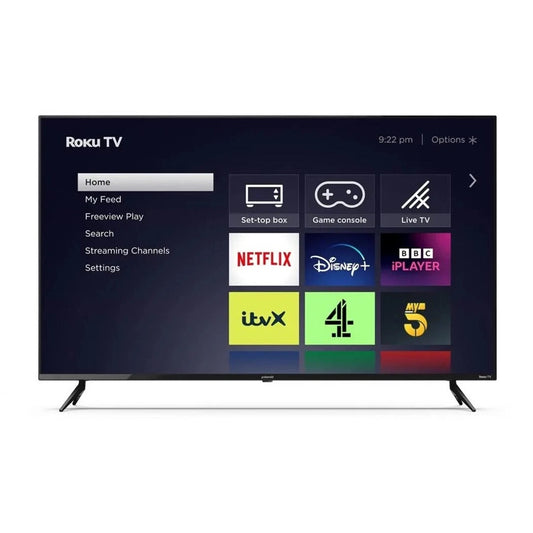 Polaroid P50URF1315U 50" 4K UHD Roku Smart LED TV Grade B Preowned Collection Only