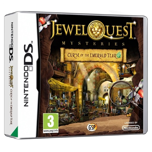 DS - Jewel Quest Mysteries: Curse Of The Emerald Tear (3) Preowned