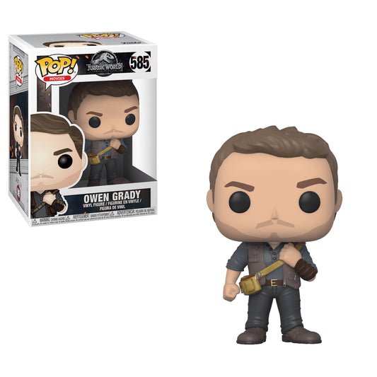 Funko Pop! - Jurassic World Fallen Kingdom [585] Owen Grady (3) Preowned