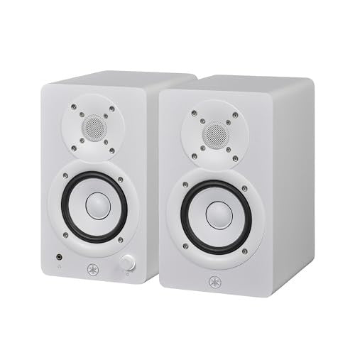 Yamaha HS4 Active Speakers (Pair) White Grade B Preowned