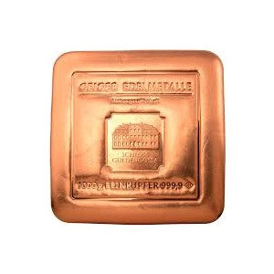 Geiger Edelmetalle "Square" 1kg 999.9 Copper Bar