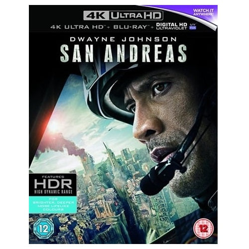 4K Blu-Ray - San Andreas (12) Preowned