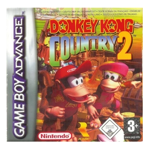 Gameboy Advance - Donkey Kong Country 2 (3) Preowned