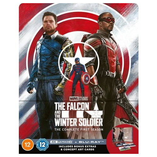 4K Blu-Ray - Falcon & The Winter Soldier - Season 1 4K UHD+BR Limited Ed. Steelbook Preowned