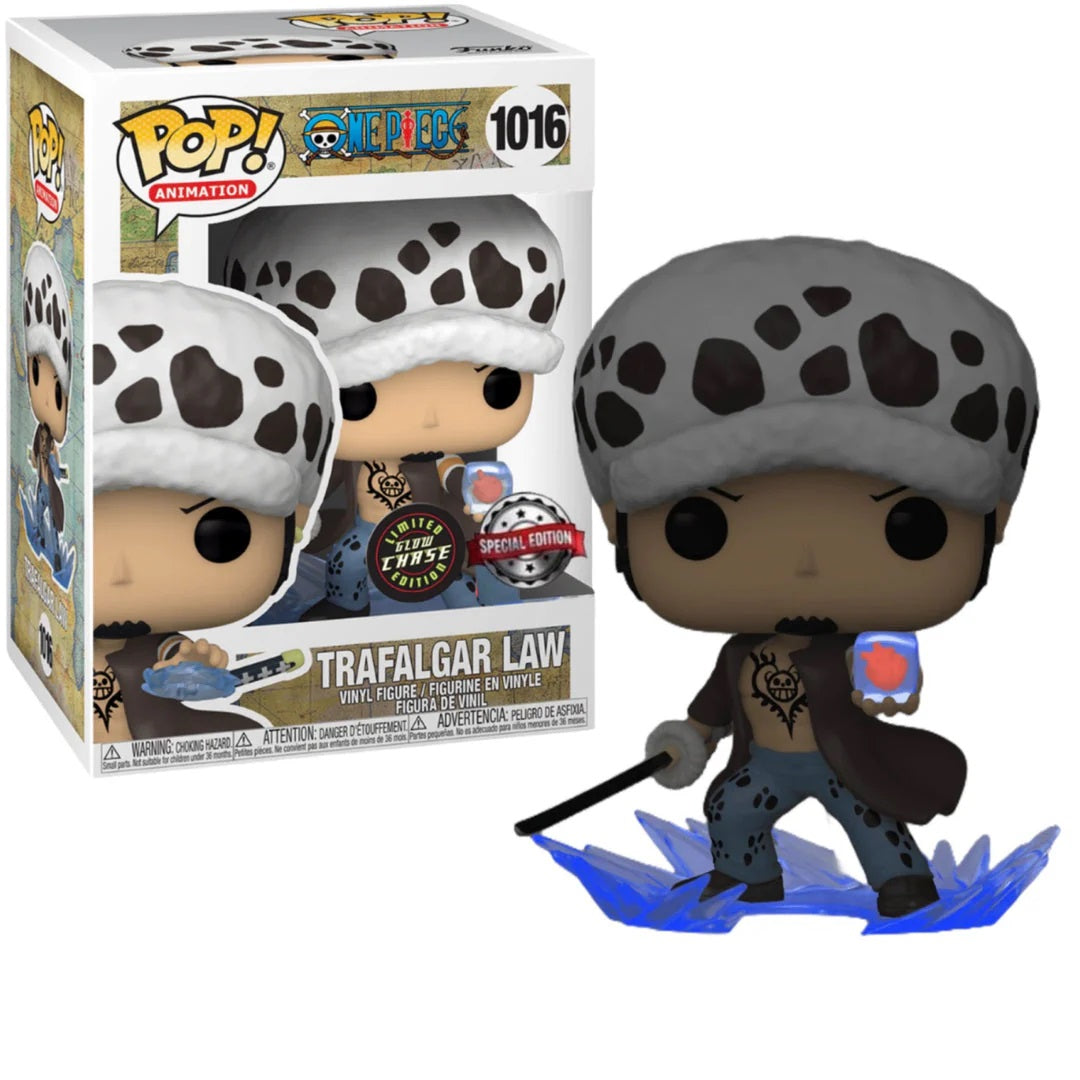 Funko Pop - One Piece [1016] Trafalgar Law Limited Glow Chase Edition Preowned