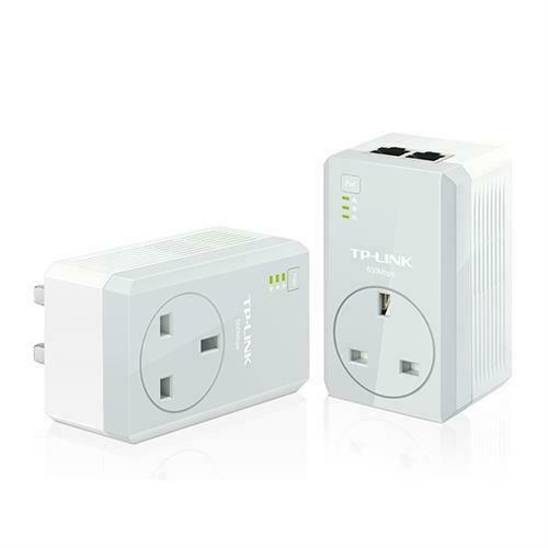 TP-Link TL-PA4020P AV600 Powerline Adapter 2-Ports 600Mbps Grade A Preowned