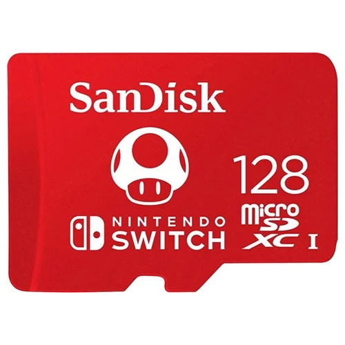 Nintendo Switch 128GB microSDXC Card Mushroom UHS-I Unboxed Preowned