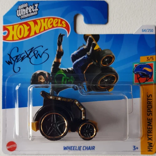 Hot-Wheels - Wheelie Chair Xtreme Sports Black Grade B Preowned