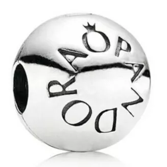 Pandora Charm Logo Clip 2.8g Preowned