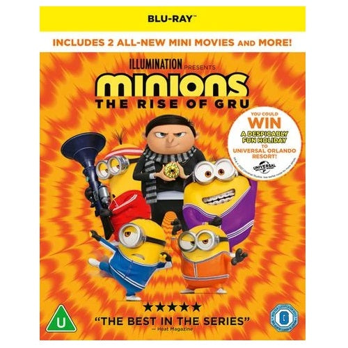 Blu-Ray - Minions The Rise Of Gru (U) Preowned