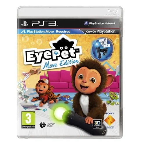 PS3 - Eye Pet Move Edition (3) Preowned