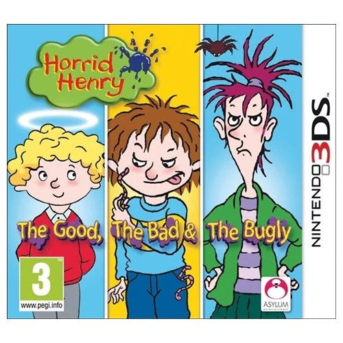 3DS - Horrid Henry The Good. The Bad & The Bugly (3) Preowned