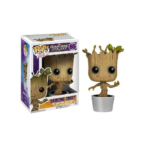 Funko Pop! - Guardians Of The Galaxy [65] Dancing Groot (3+) Preowned