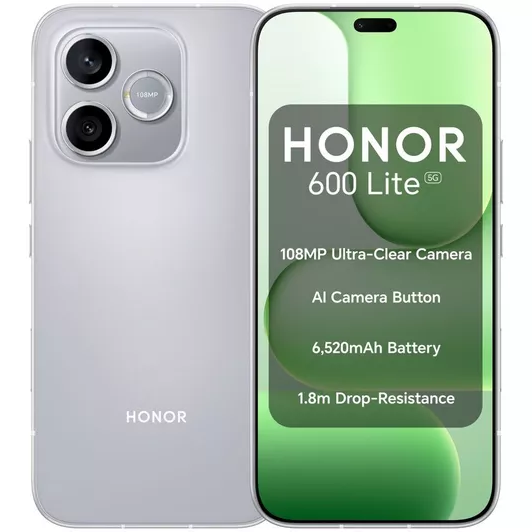 Honor 600 Lite 256GB Unlocked Velvet Grey Grade B Preowned