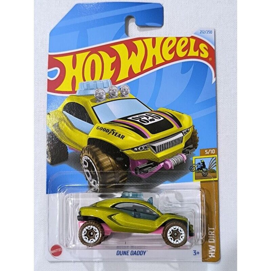 Hot-Wheels - Dune Daddy Dirt Green Grade B Preowned