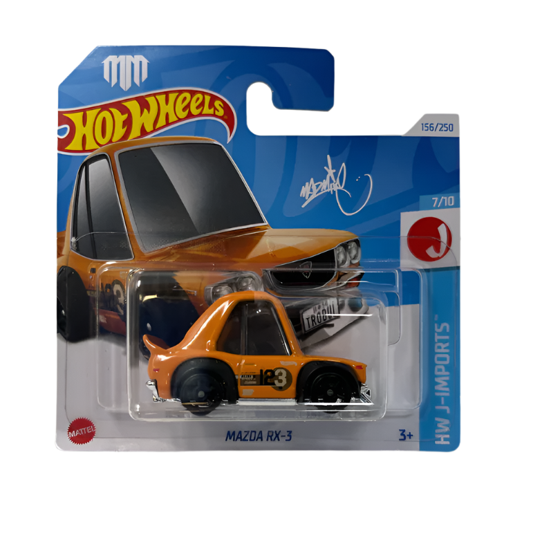 Hot-Wheels - Mazda RX-3 J-Imports Orange Grade B Preowned