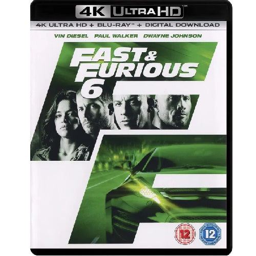 4K Blu-Ray - Fast & Furious 6 (12) Preowned