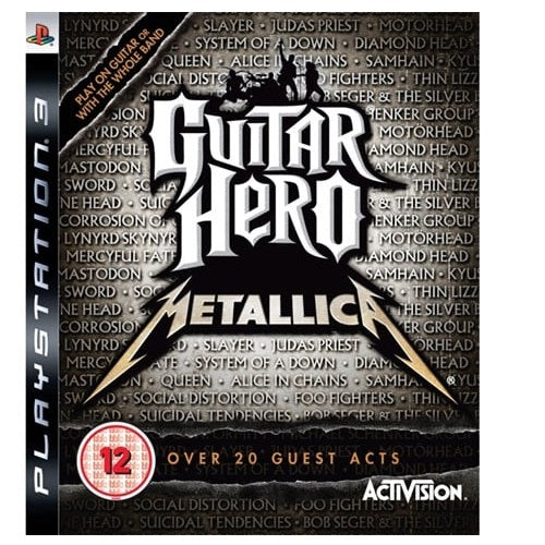 PS3 - Guitar Hero Metallic (12) Preowned