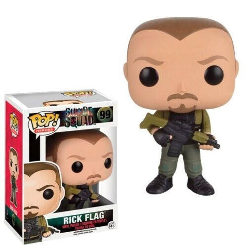 Funko Pop! - Suicide Squad [99] Rick Flag (3+) Preowned