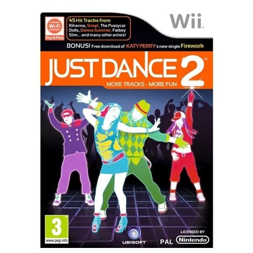 Wii - Just Dance 2 (3) Preowned