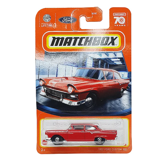 Matchbox - 1957 Ford Custom 300 Red Grade B Preowned