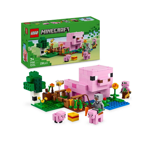 LEGO - 21268 - Minecraft: The Baby Pig House (7+) Sealed Preowned