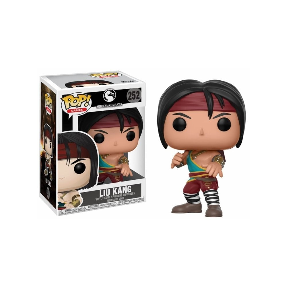 Funko Pop! - Mortal Kombat X [252] Liu Kang (3) Preowned