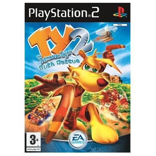 PS2 - Ty the Tasmanian Tiger 2 Bush Rescue (3+) Preowned