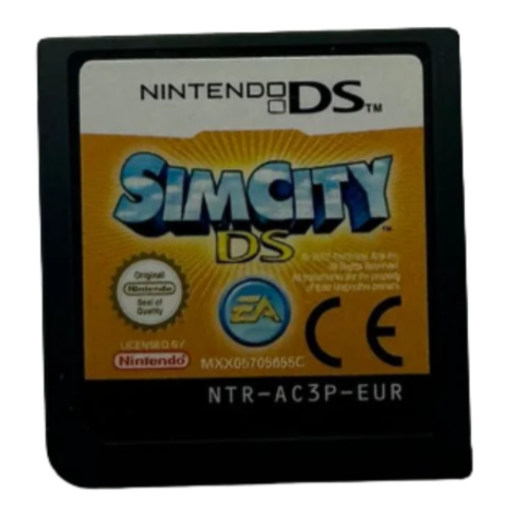 DS - SimCity: DS (3) Unboxed Preowned