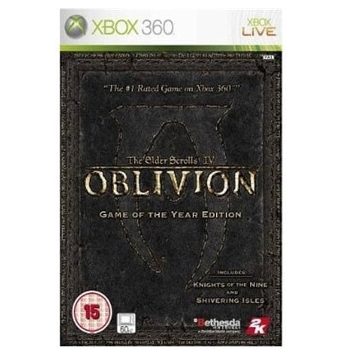 Xbox 360 - Elder Scrolls IV: Oblivion GOTY Edition Two Disk (15) Preowned