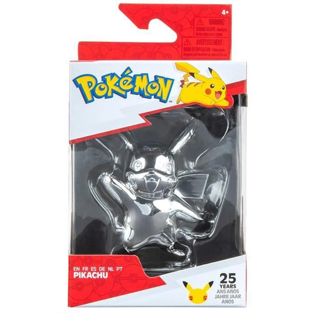 Nintendo Pokemon Pikachu 25th Anniversary Figure (3+) Preowned